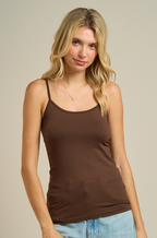 Bride Ribbed Spaghetti Strap Tank Top