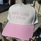 Jesus Saves, I Spend, 2-Tone Trucker
