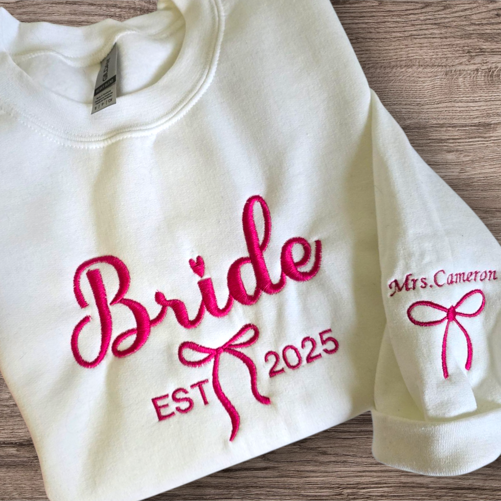 Bride with bow Sweatshirt