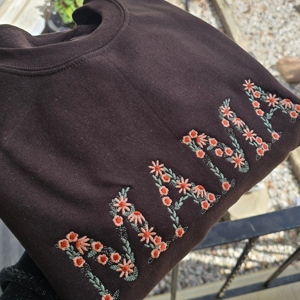 Floral Mama Crewneck (Upper Case)