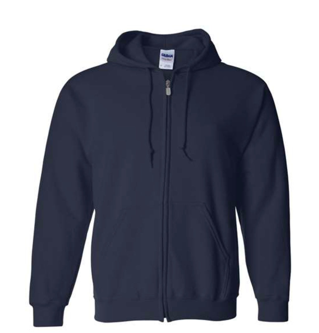 Highland Cow/Pumpkin Zip Up Hoodie