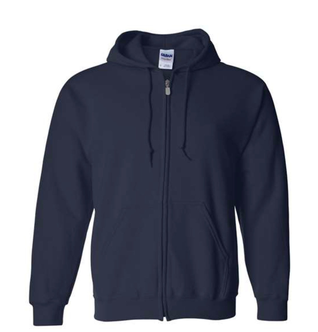 Highland Cow/Pumpkin Zip Up Hoodie