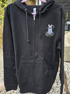 Cute Ghost, Zip Up Hoodie