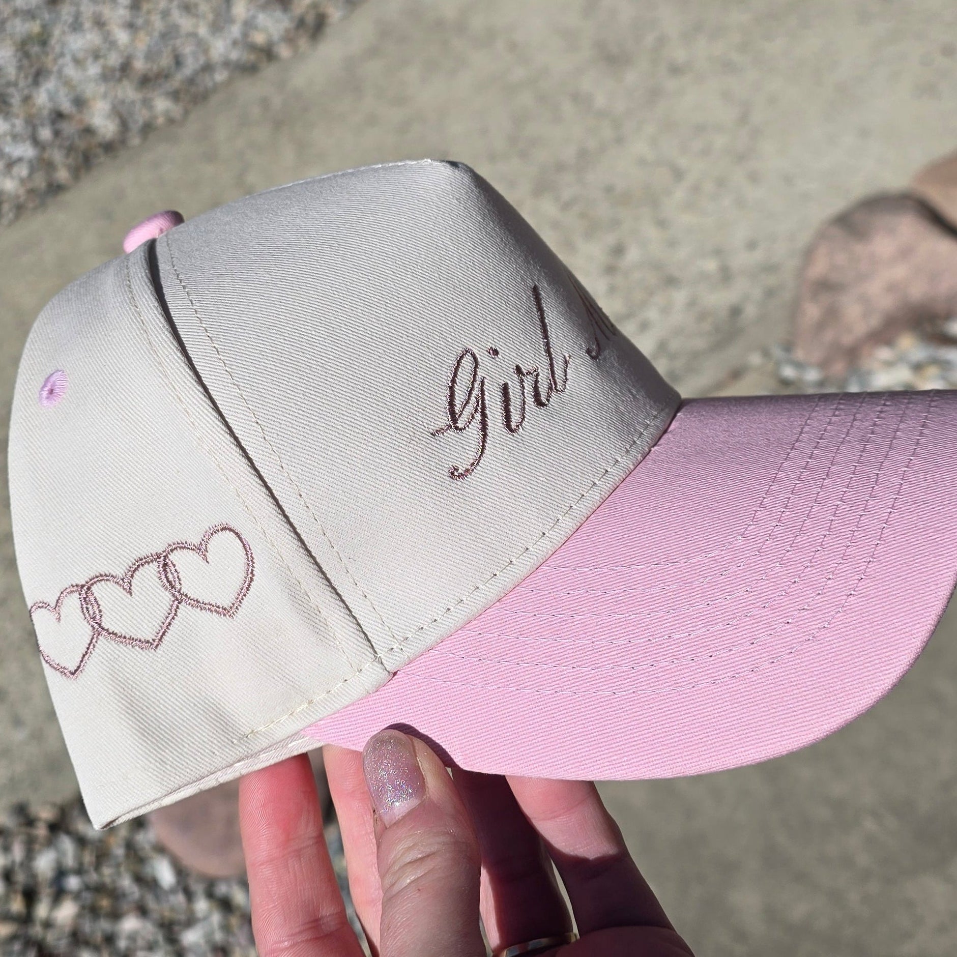 Girl Mom Two-Tone Trucker Hat