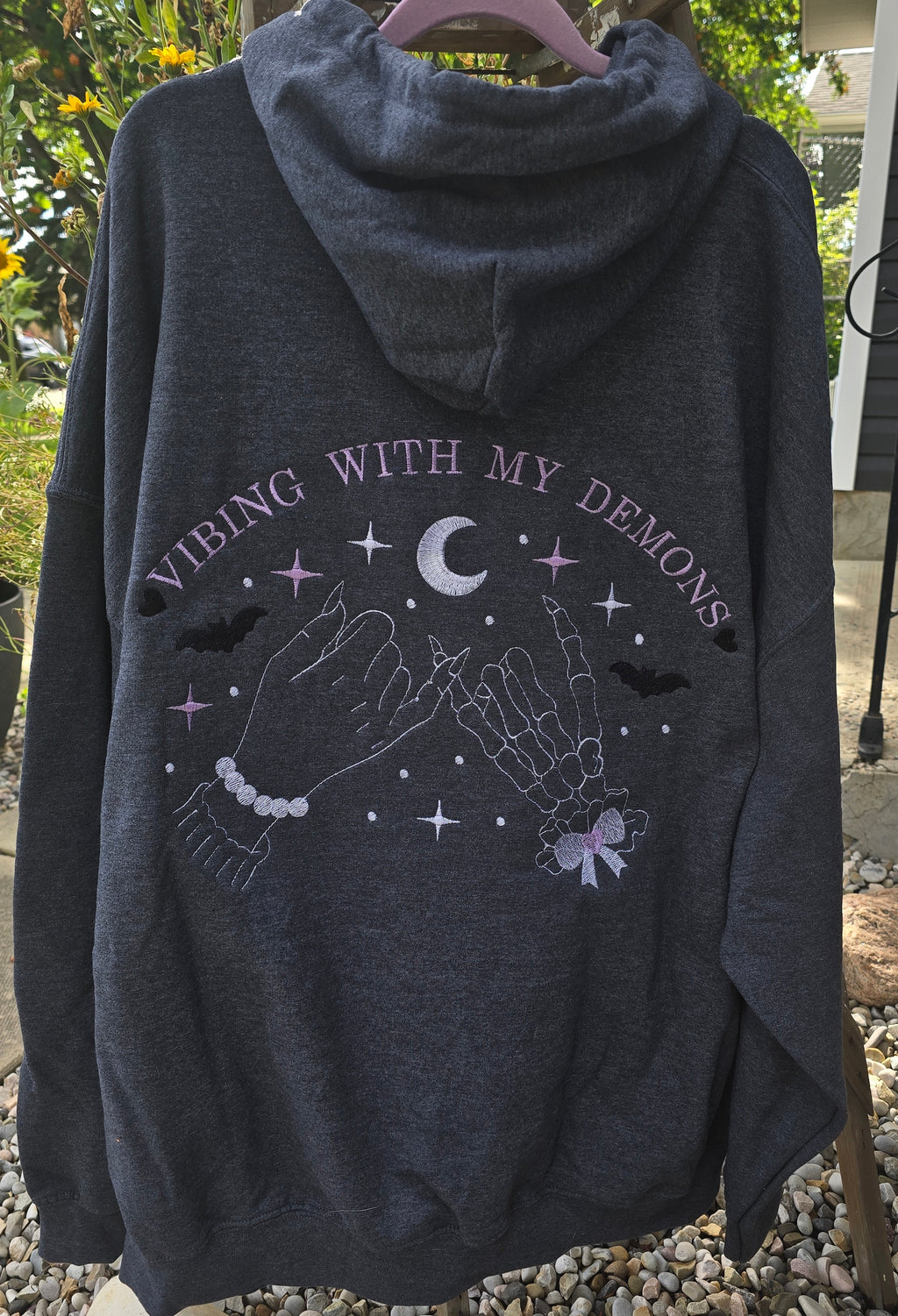 Vibing With My Demons Hoodie