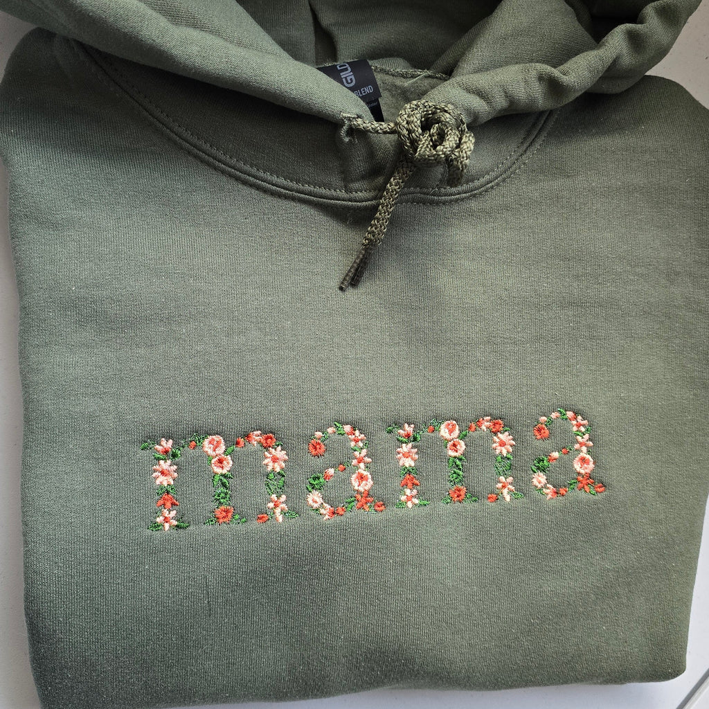 Floral Mama Hoodie (lower case)