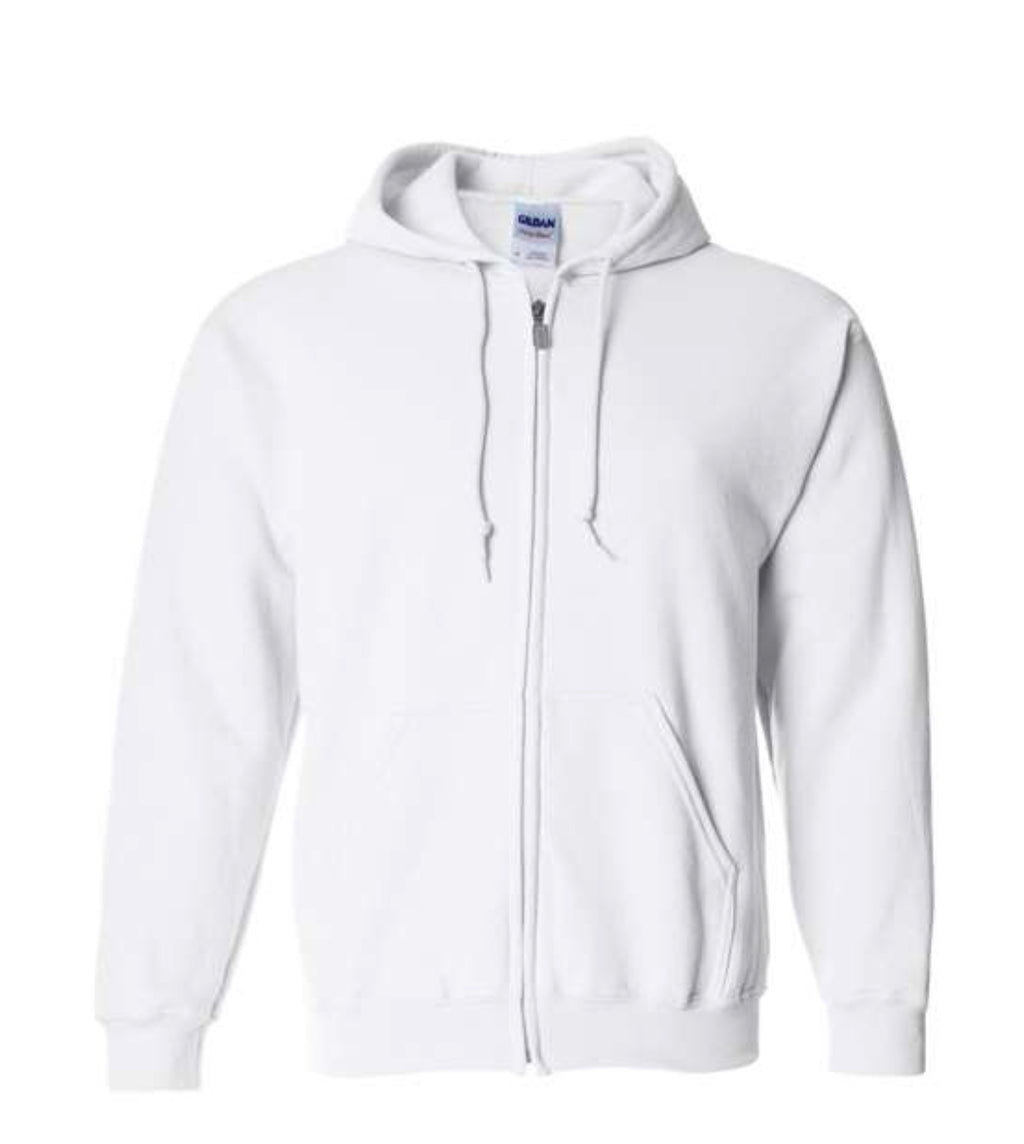 Highland Cow/Pumpkin Zip Up Hoodie