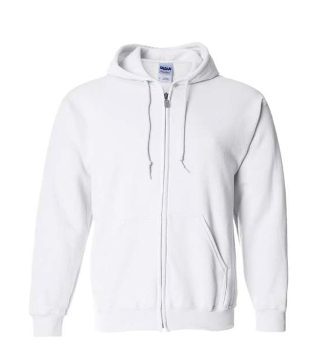 Highland Cow/Pumpkin Zip Up Hoodie