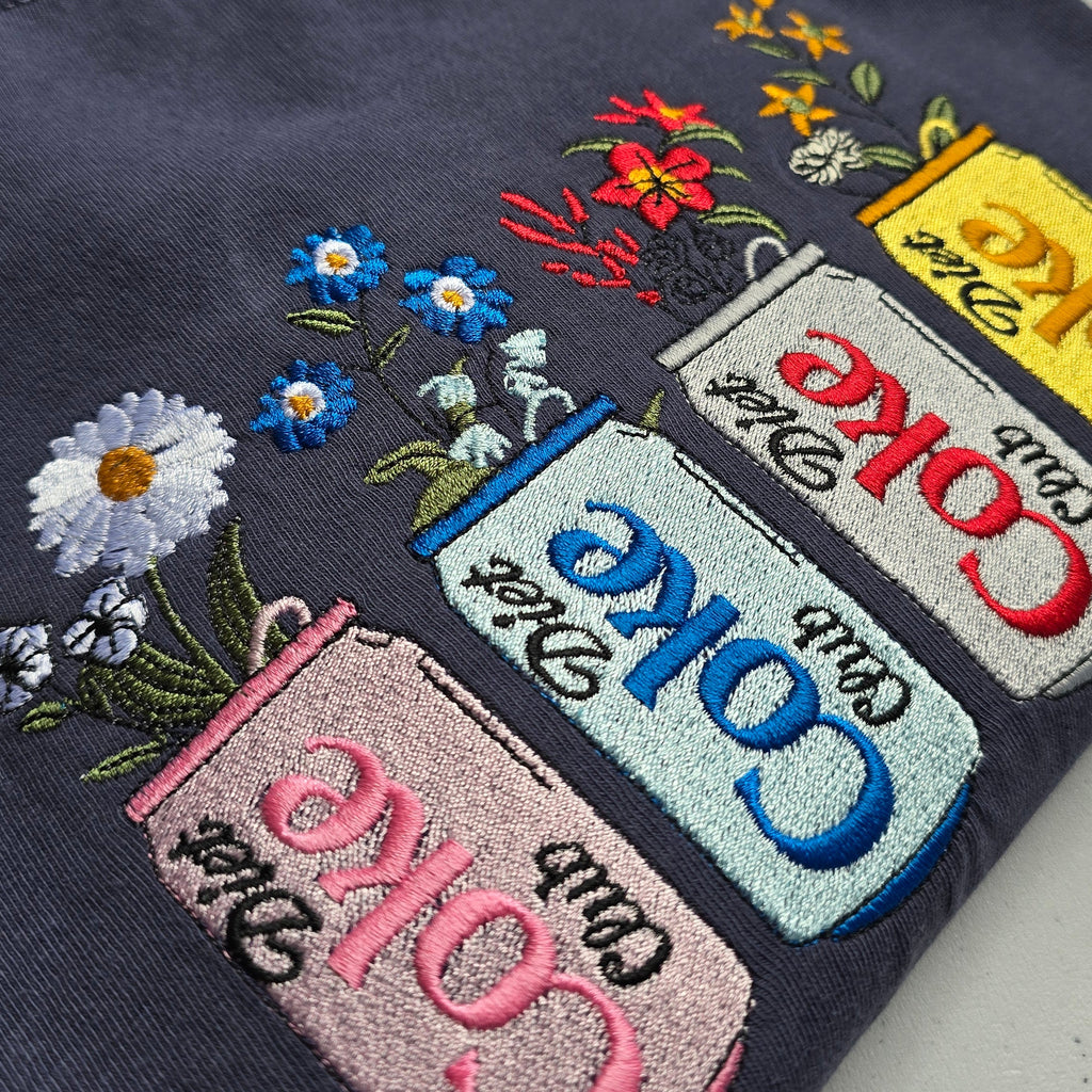 Diet Coke Floral Comfort Color T-Shirt