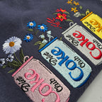 Diet Coke Floral Comfort Color T-Shirt
