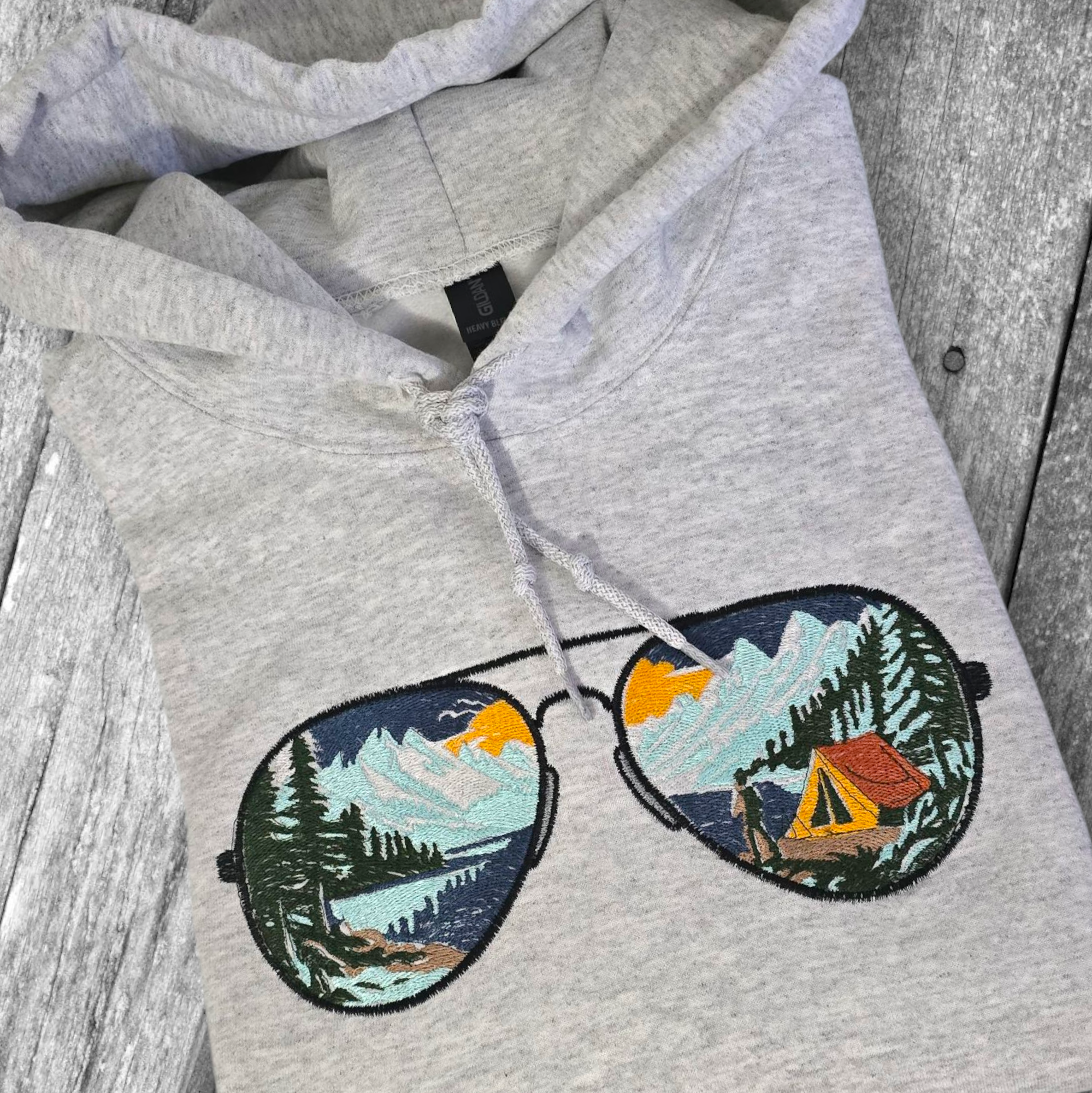 Camping Reflection Hoodie
