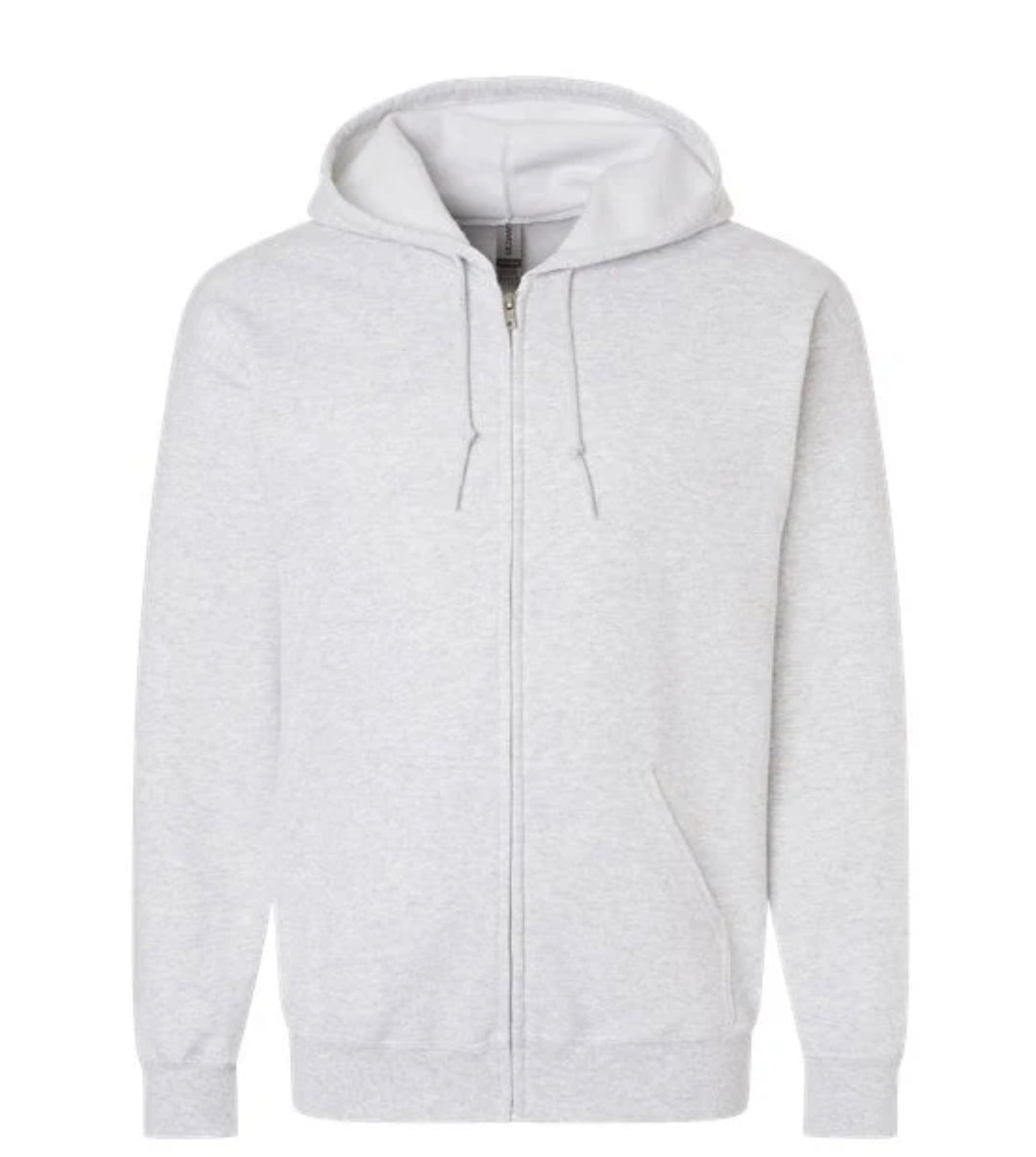 Highland Cow/Pumpkin Zip Up Hoodie