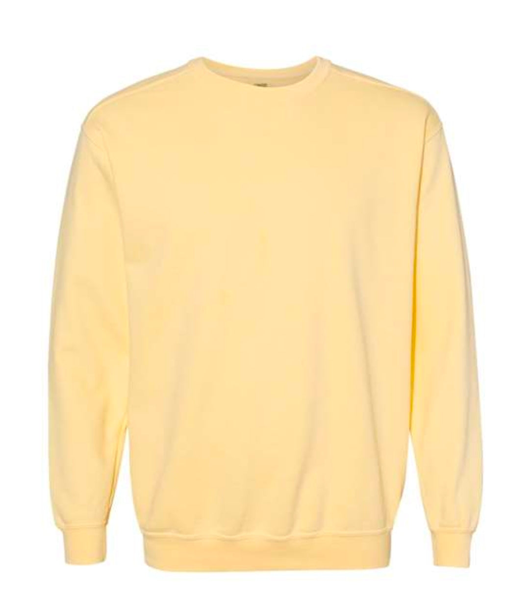 Some Things Are Better Left Alone Comfort Color Crewneck