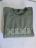 College Font Mama Crewneck Sweatshirt
