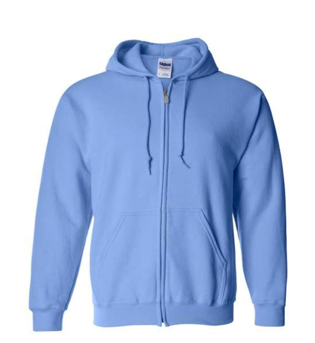 Highland Cow/Pumpkin Zip Up Hoodie