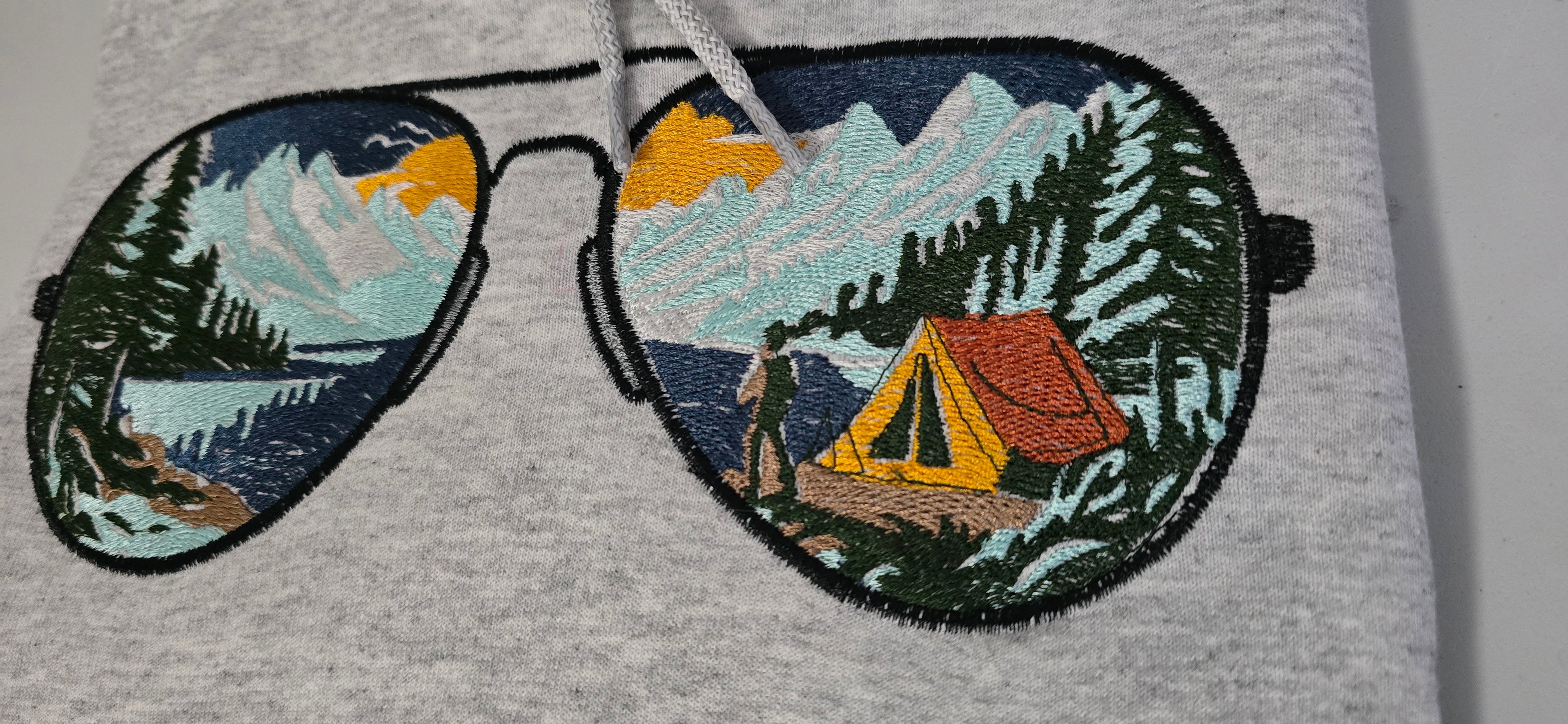Camping Reflection Hoodie