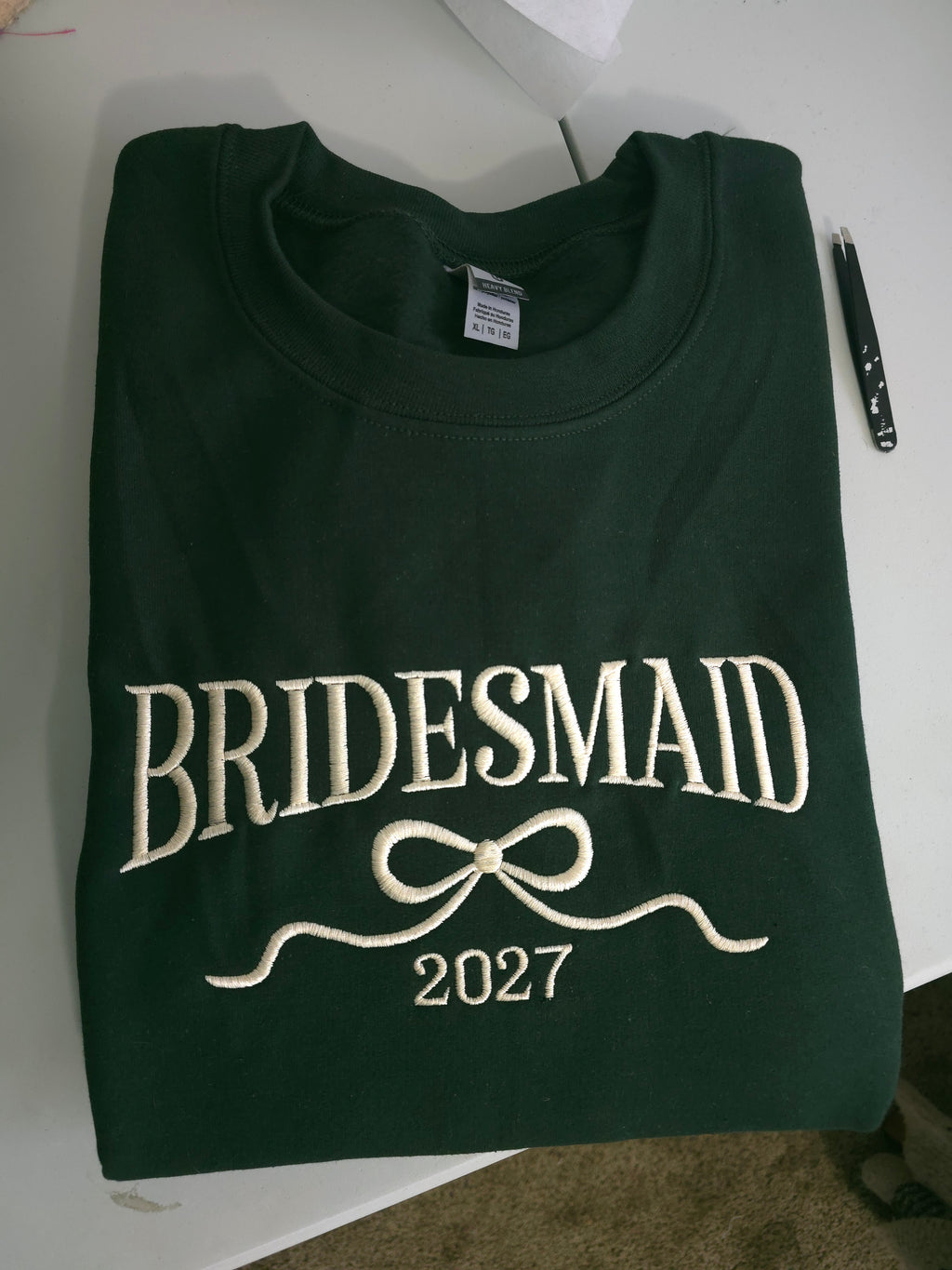 Bridesmaid with bow Sweatshirt
