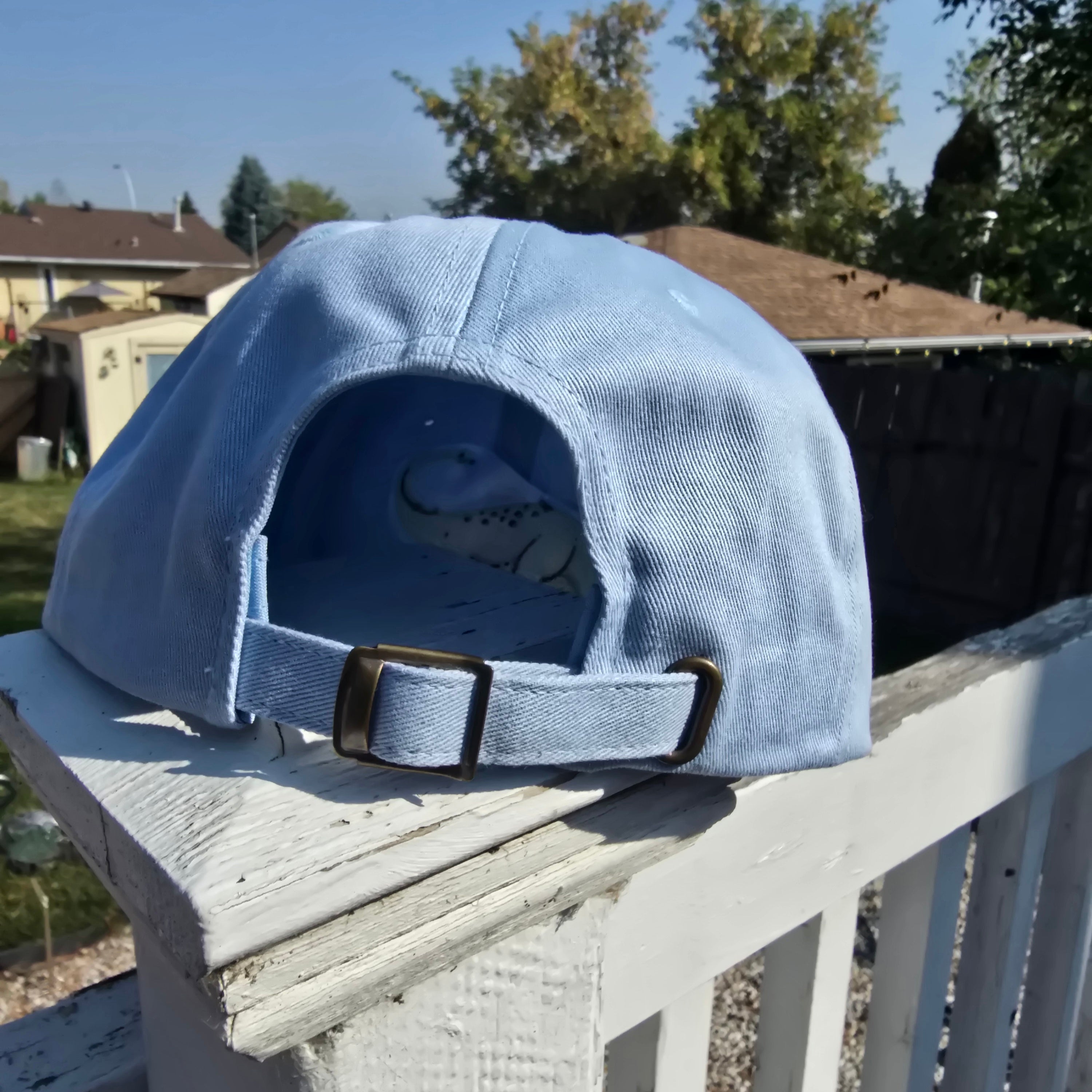 Adult Light Blue Dinosaur Hat