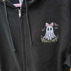Cute Ghost, Zip Up Hoodie