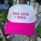 Jesus Saves, I Spend, 2-Tone Trucker