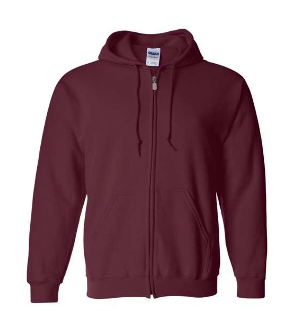 Highland Cow/Pumpkin Zip Up Hoodie
