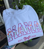 Floral Outline Mama