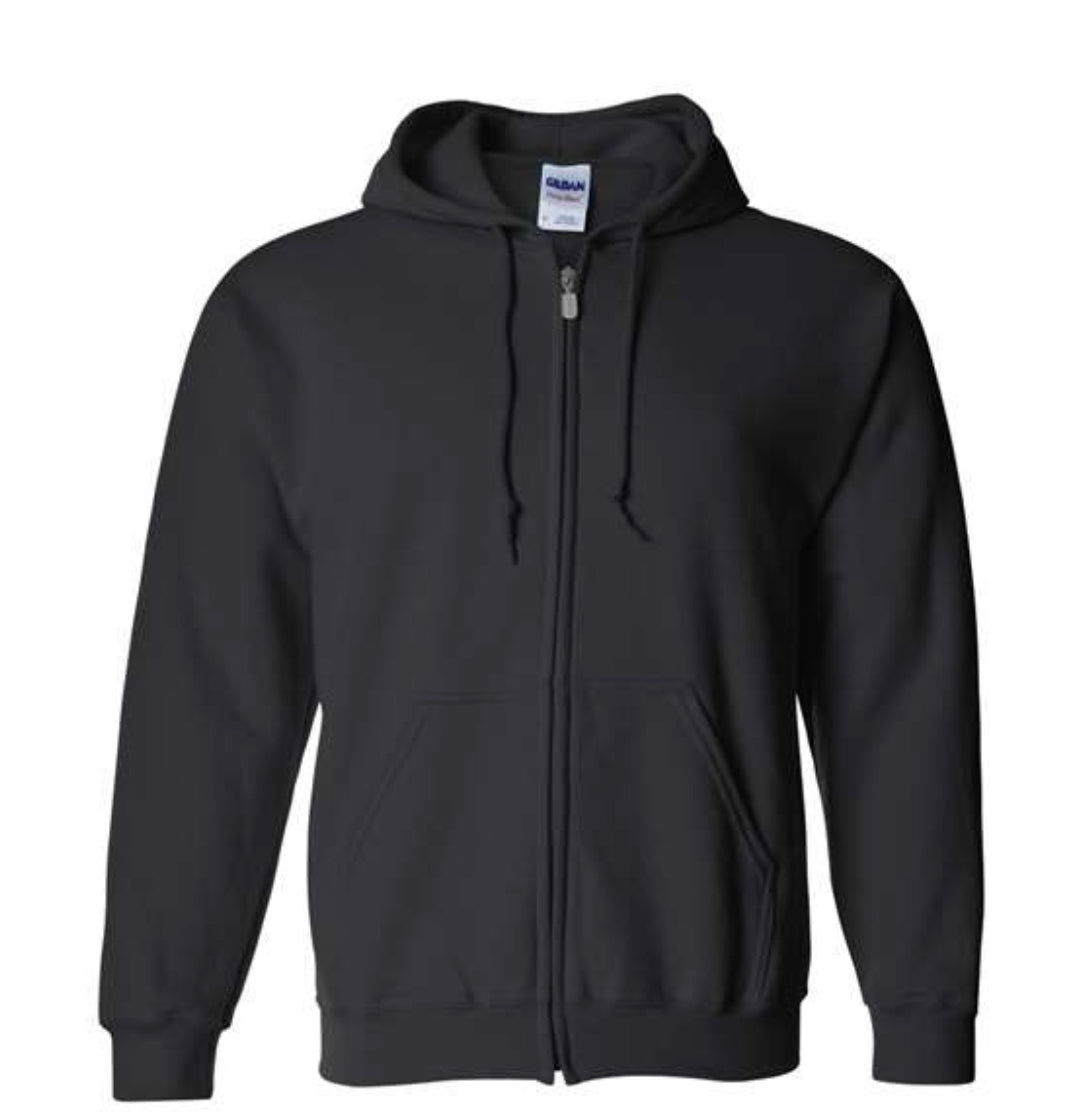 Highland Cow/Pumpkin Zip Up Hoodie