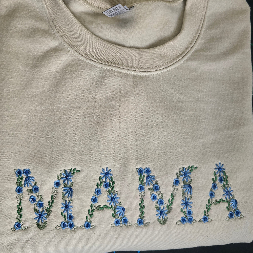 Floral Mama Crewneck (Upper Case)