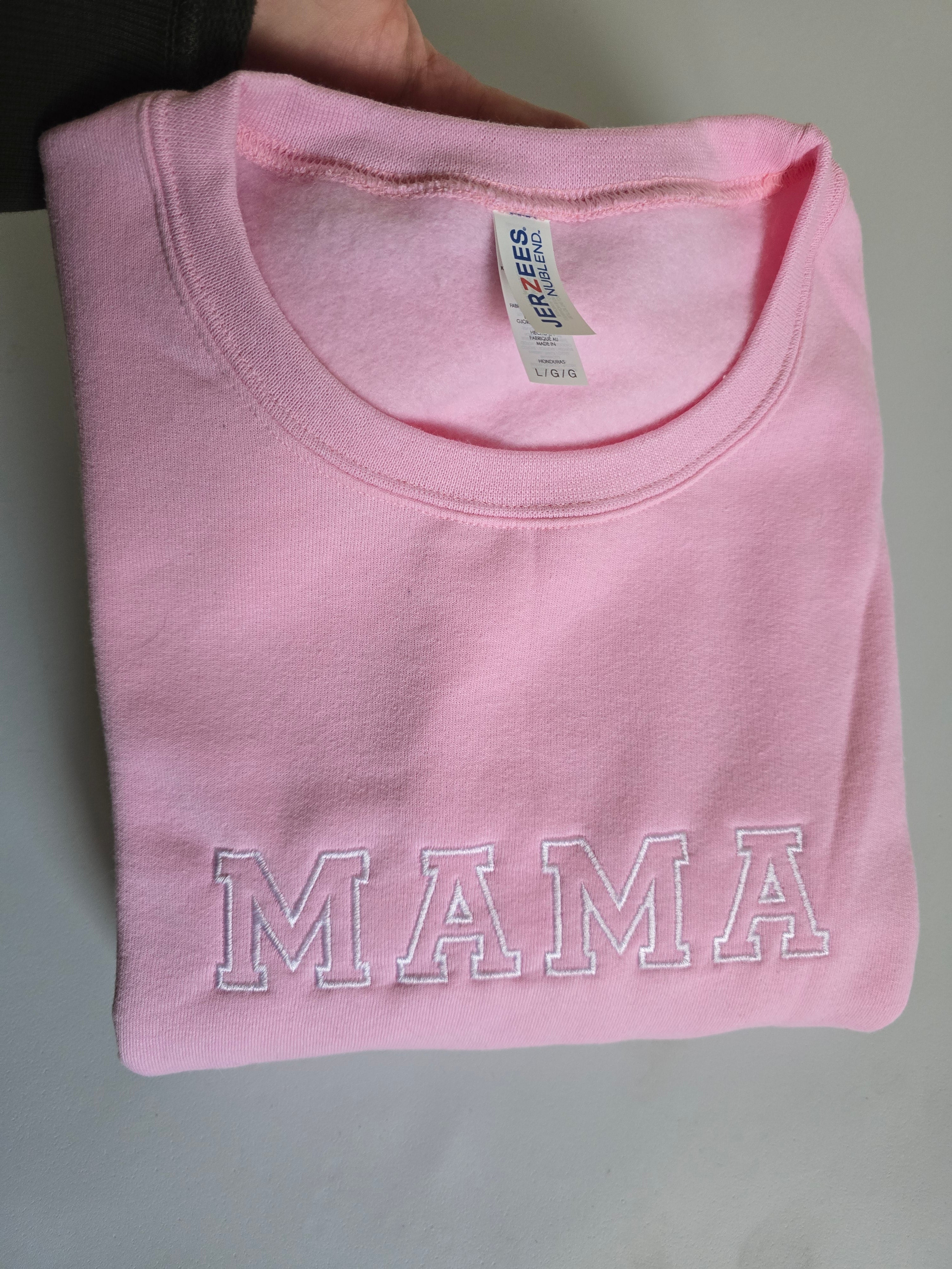 College Font Mama Crewneck Sweatshirt