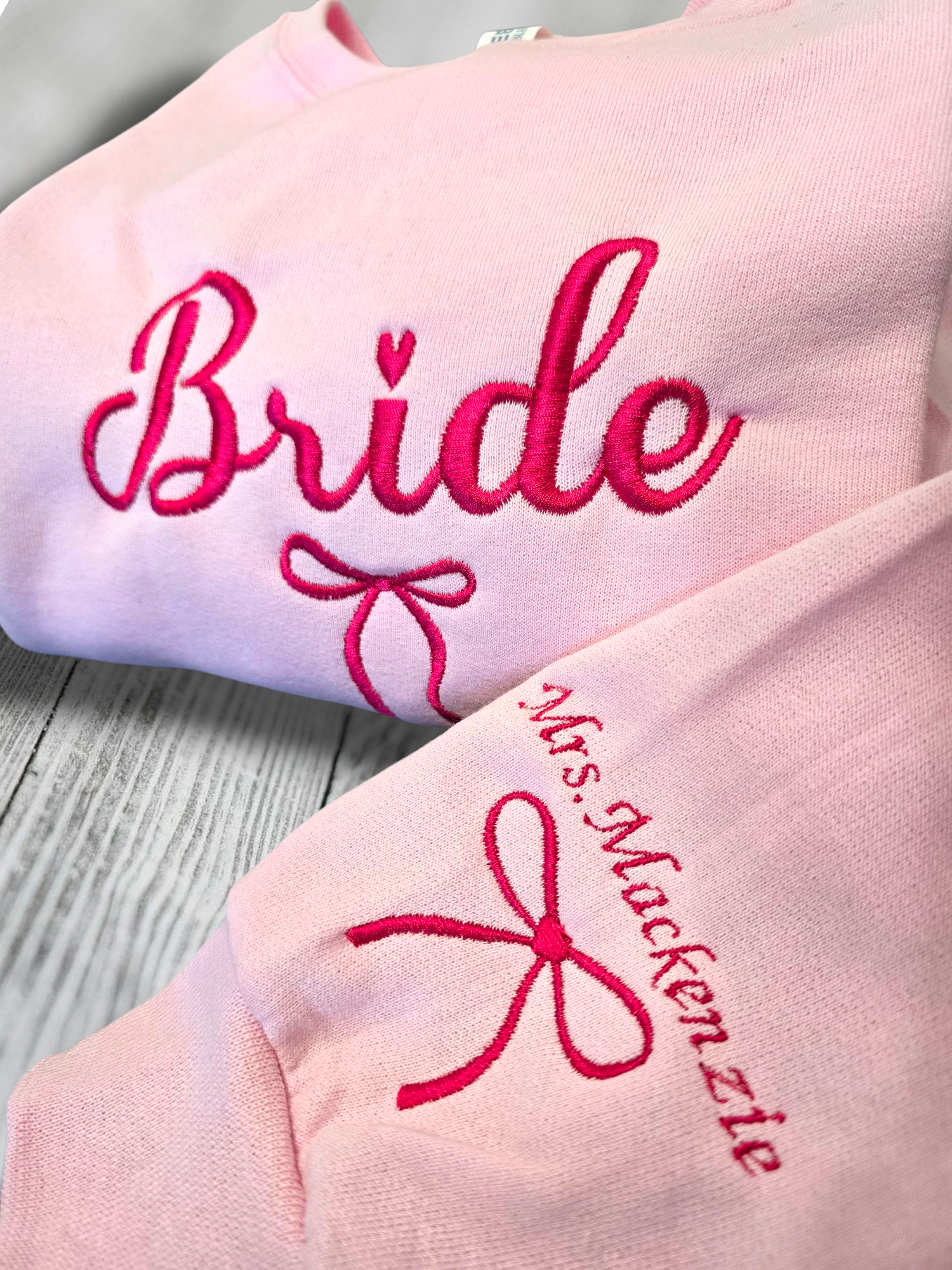 Bride with bow Sweatshirt