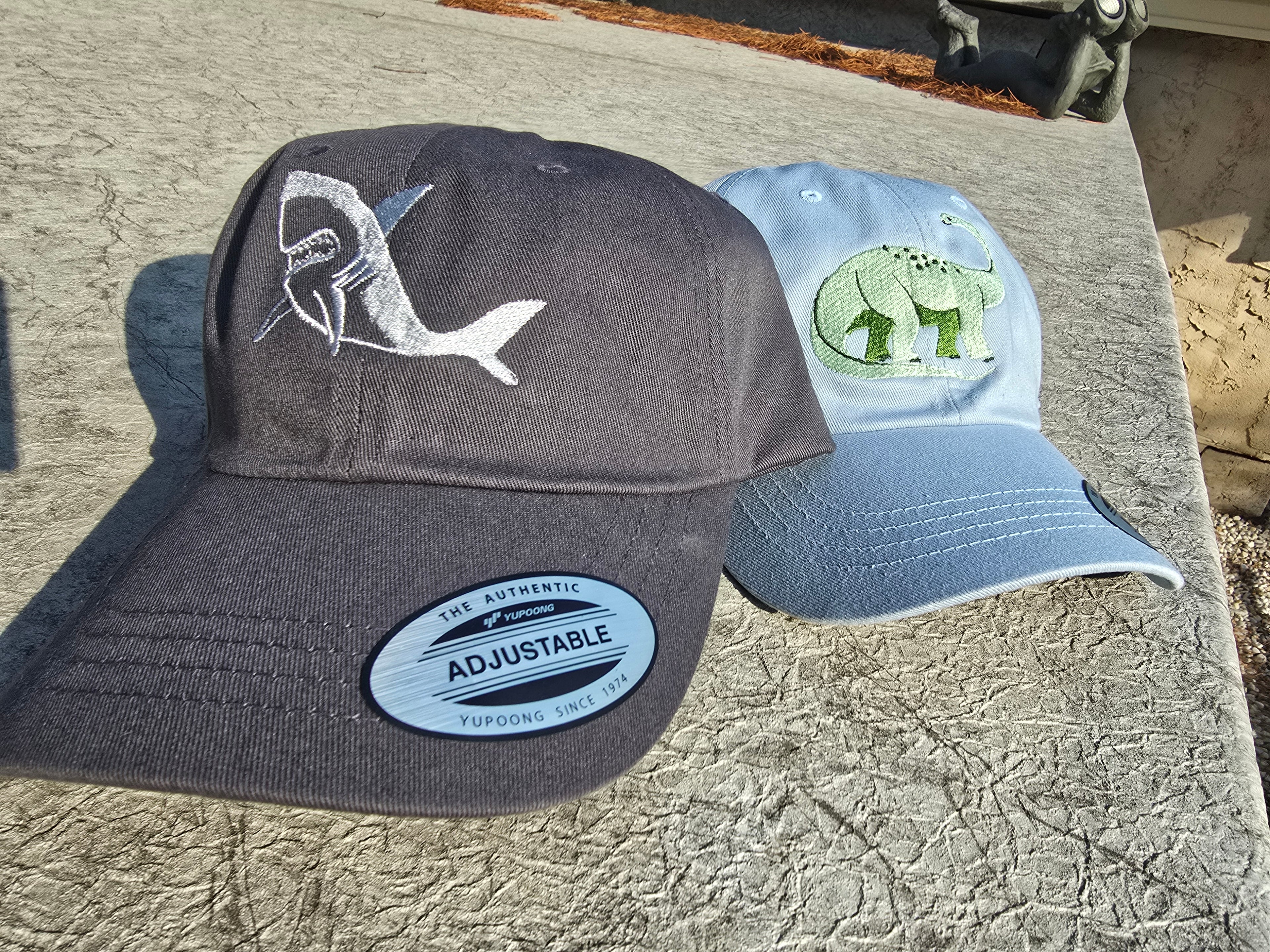 Adult Charcoal Grey Shark Hat