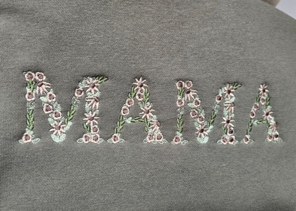 Floral Mama Crewneck (Upper Case)
