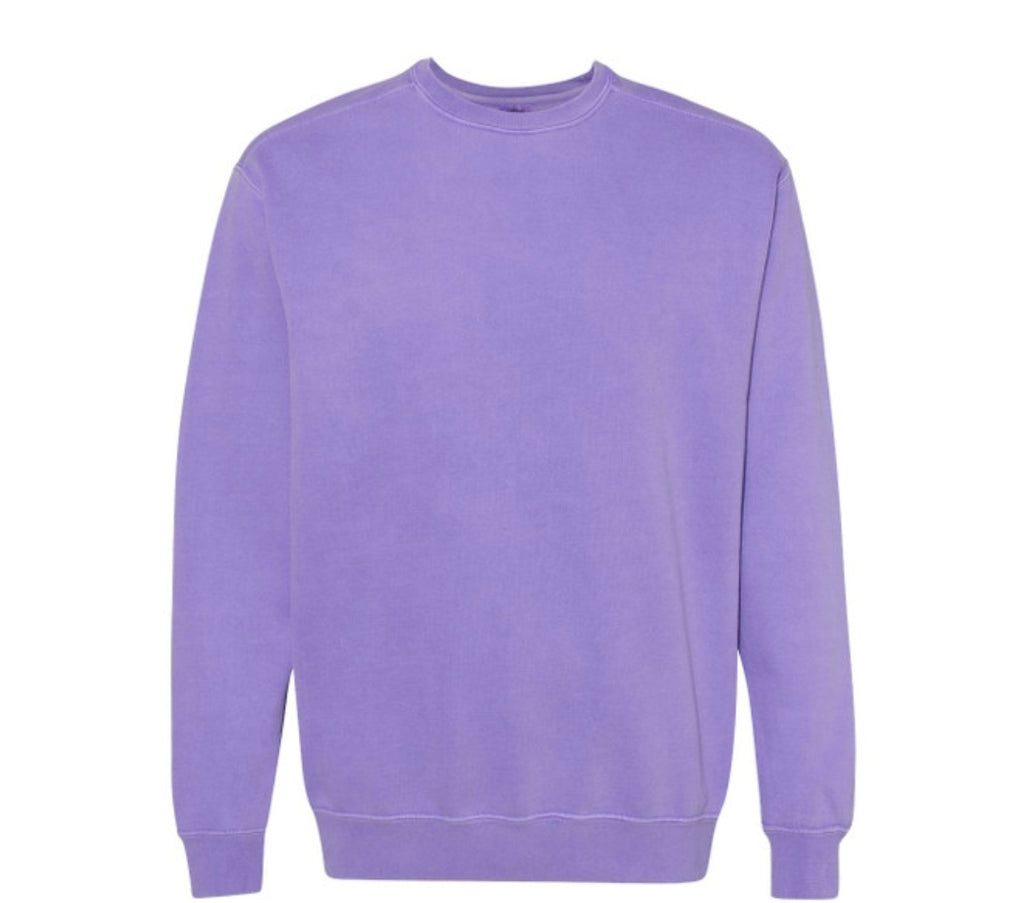 Some Things Are Better Left Alone Comfort Color Crewneck