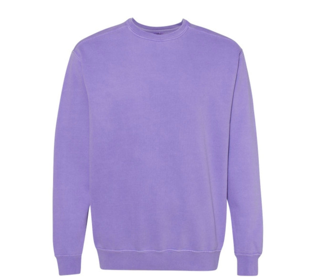 Some Things Are Better Left Alone Comfort Color Crewneck