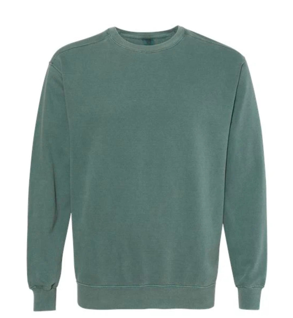 Some Things Are Better Left Alone Comfort Color Crewneck