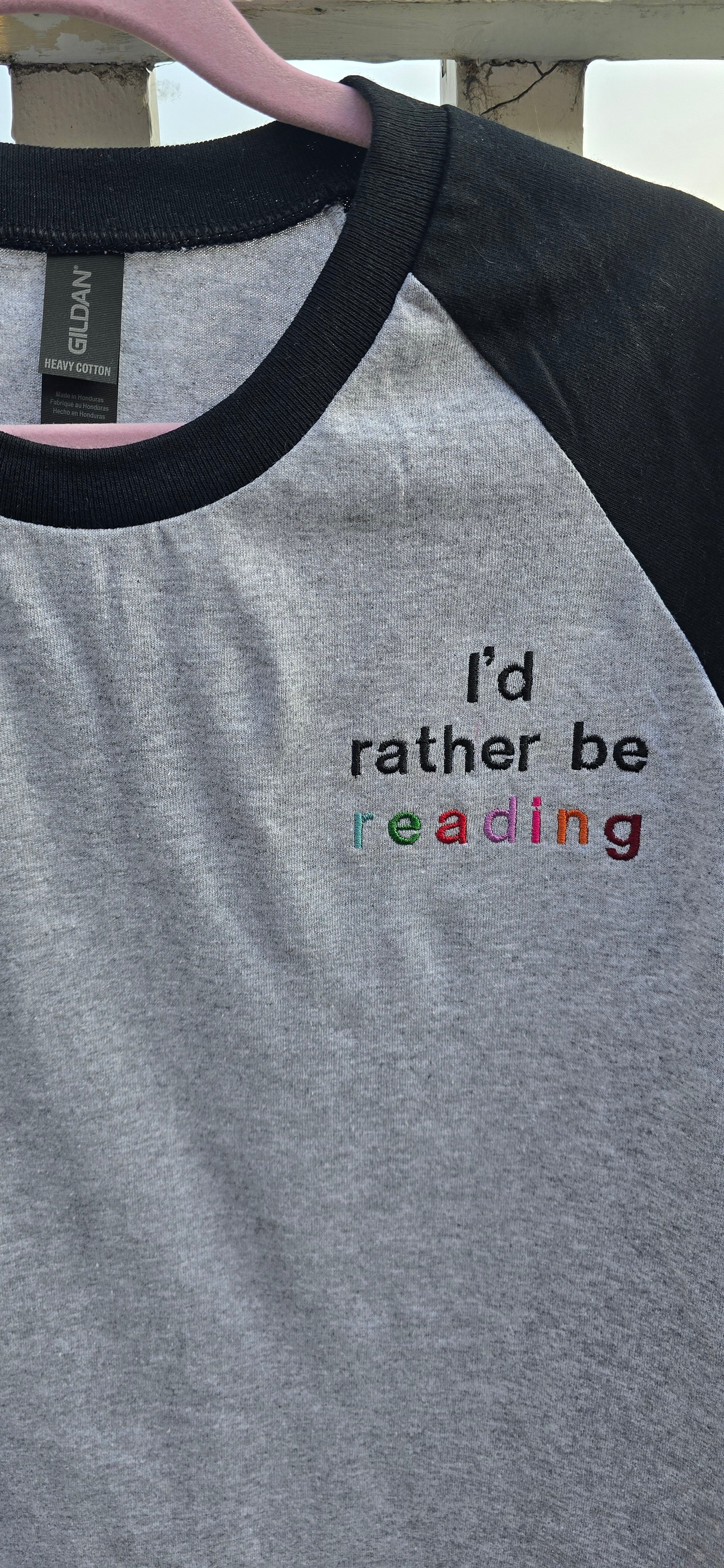I'd Rather ¾ Sleeve Baseball Shirt